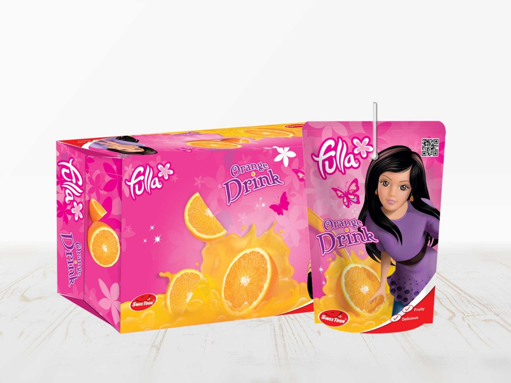 Orange Juice 10%. Available in 10 pack