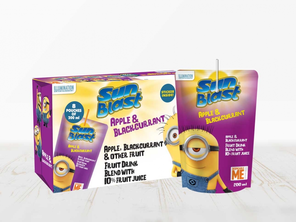 Apple Blackcurrant 10% / Apple Strawberry Juice 10%. Available in 10 pack