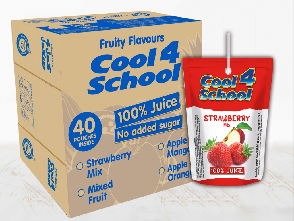 Strawberry Mix Juice 100%. Available in 40 pack